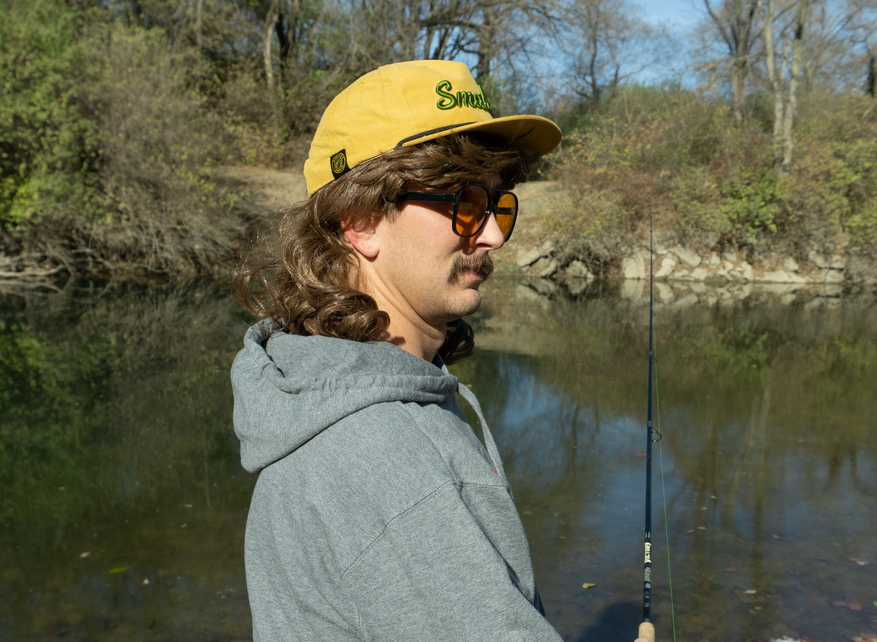 Smallies Mustard Olive hat