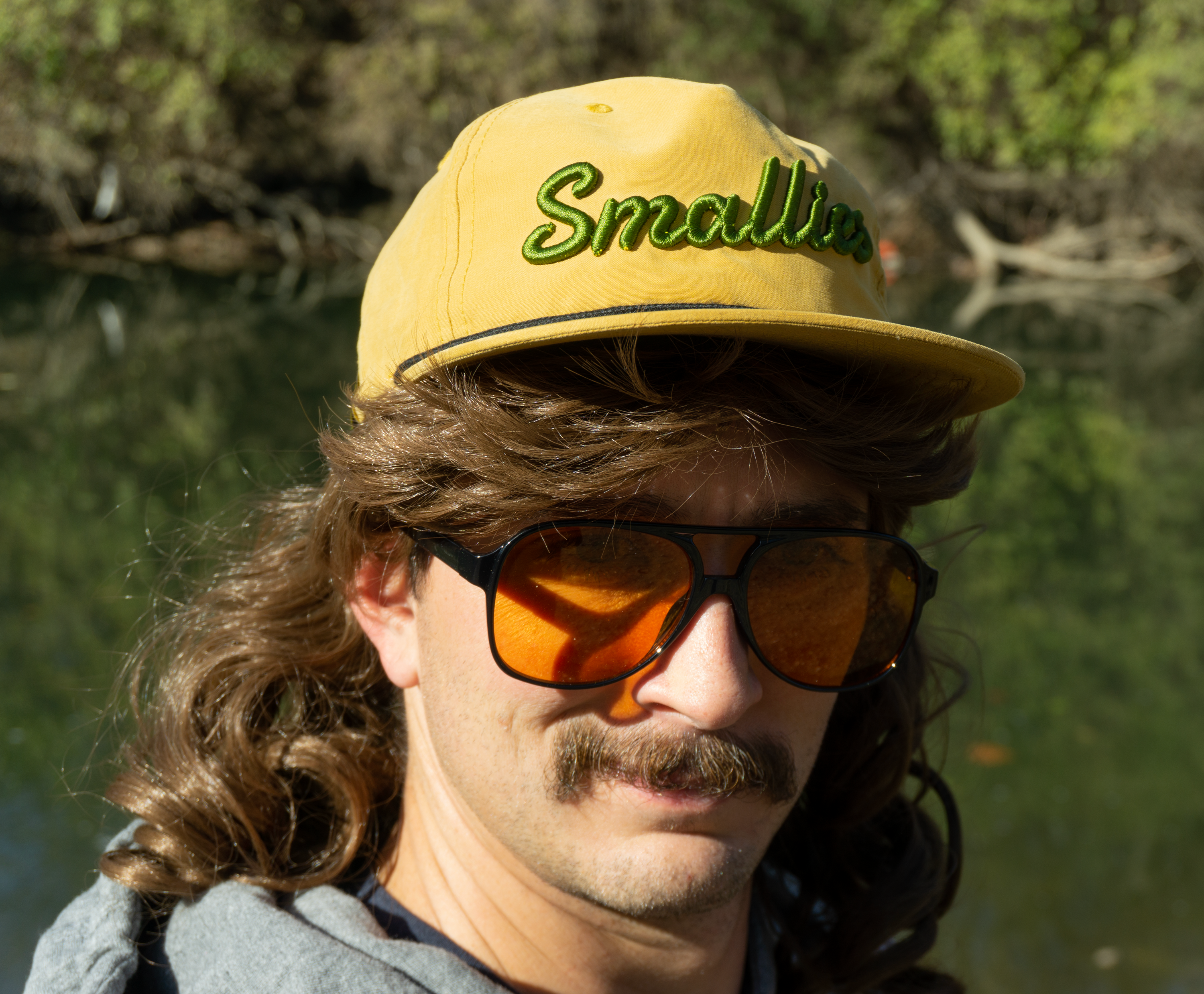 Smallies Mustard Olive hat